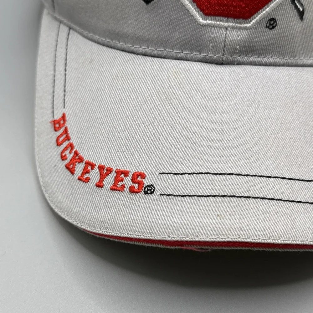Ohio State Hat/Cap Gray Embroidered Emblem Adjustable Officially‎ Licensed